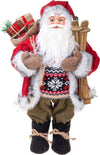 Babbo Natale con sacco regalo e sci, barba folta e bianca, decorazione da 80 cm Casa e cucina/Decorazioni per interni/Addobbi e decorazioni per ricorrenze/Decorazioni natalizie/Schiaccianoci MagiediNatale.it - Altamura, Commerciovirtuoso.it