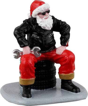 Babbo Natale Cool, personaggio per villaggio di Natale in Resina‎ Casa e cucina/Decorazioni per interni/Addobbi e decorazioni per ricorrenze/Decorazioni natalizie/Oggettistica MagiediNatale.it - Altamura, Commerciovirtuoso.it