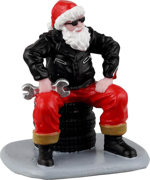 Babbo Natale Cool, personaggio per villaggio di Natale in Resina‎ Casa e cucina/Decorazioni per interni/Addobbi e decorazioni per ricorrenze/Decorazioni natalizie/Oggettistica MagiediNatale.it - Altamura, Commerciovirtuoso.it