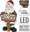 Babbo natale in poli-resina h 73 cm decorazione natalizia con led e musica Casa e cucina/Decorazioni per interni/Addobbi e decorazioni per ricorrenze/Decorazioni natalizie/Schiaccianoci MagiediNatale.it - Altamura, Commerciovirtuoso.it
