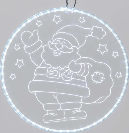 Babbo natale luminoso effetto neon con led addobbi natalizi per esterno Casa e cucina/Decorazioni per interni/Addobbi e decorazioni per ricorrenze/Decorazioni natalizie/Luci natalizie/Catene luminose per esterni MagiediNatale.it - Altamura, Commerciovirtuoso.it