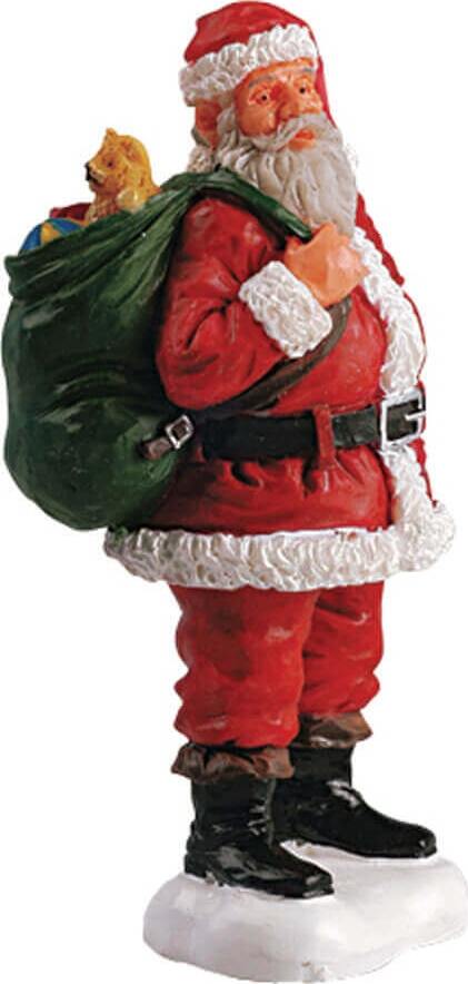 Babbo Natale, personaggio per villaggio di Natale in poliresina Casa e cucina/Decorazioni per interni/Addobbi e decorazioni per ricorrenze/Decorazioni natalizie/Oggettistica MagiediNatale.it - Altamura, Commerciovirtuoso.it