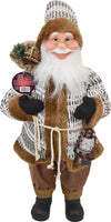 Babbo natale pupazzo con cappotto in lana h 60 cm decorazione natalizia Casa e cucina/Decorazioni per interni/Addobbi e decorazioni per ricorrenze/Decorazioni natalizie/Schiaccianoci MagiediNatale.it - Altamura, Commerciovirtuoso.it