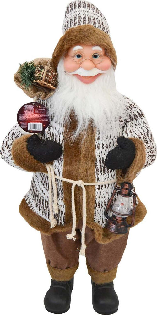 Babbo natale pupazzo con cappotto in lana h 60 cm decorazione natalizia Casa e cucina/Decorazioni per interni/Addobbi e decorazioni per ricorrenze/Decorazioni natalizie/Schiaccianoci MagiediNatale.it - Altamura, Commerciovirtuoso.it