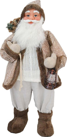 Babbo natale pupazzo con cappotto in pelle h 79 cm decorazione natalizia Casa e cucina/Decorazioni per interni/Addobbi e decorazioni per ricorrenze/Decorazioni natalizie/Schiaccianoci MagiediNatale.it - Altamura, Commerciovirtuoso.it