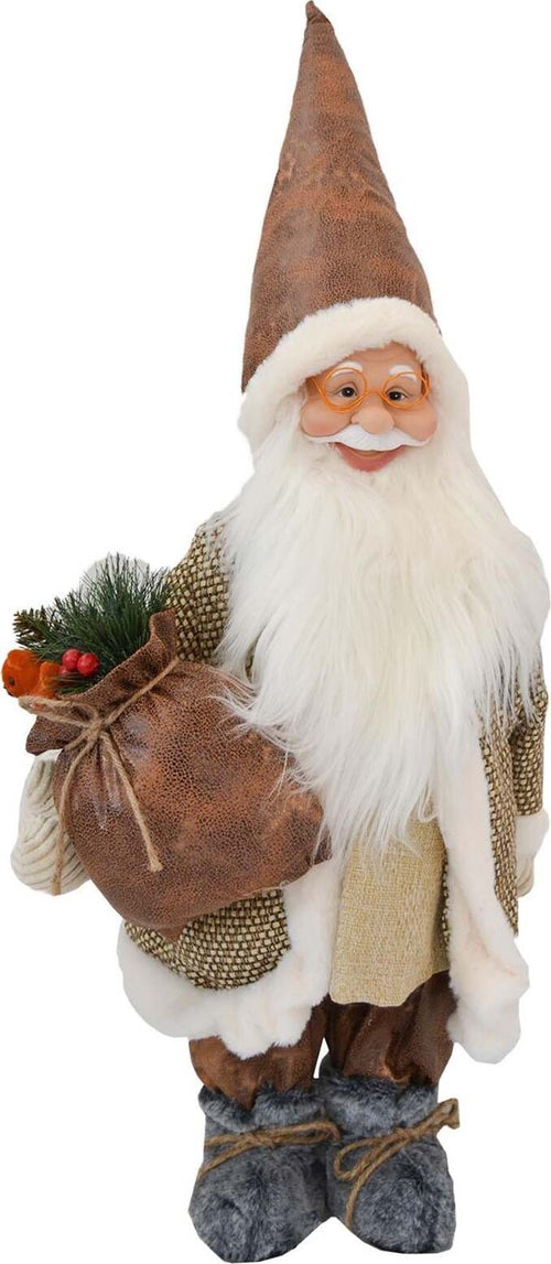 Babbo natale pupazzo con tessuto country h 91 cm decorazione natalizia Casa e cucina/Decorazioni per interni/Addobbi e decorazioni per ricorrenze/Decorazioni natalizie/Schiaccianoci MagiediNatale.it - Altamura, Commerciovirtuoso.it