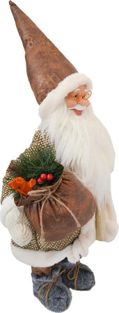 Babbo natale pupazzo con tessuto country h 91 cm decorazione natalizia Casa e cucina/Decorazioni per interni/Addobbi e decorazioni per ricorrenze/Decorazioni natalizie/Schiaccianoci MagiediNatale.it - Altamura, Commerciovirtuoso.it