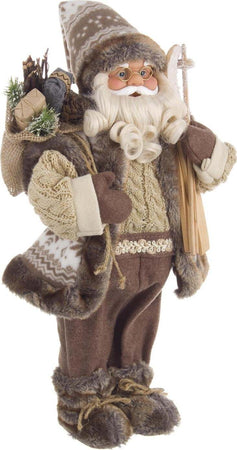 Babbo natale spiez pupazzo tessuto statuetta h 78 cm decorazione natalizia Casa e cucina/Decorazioni per interni/Addobbi e decorazioni per ricorrenze/Decorazioni natalizie/Schiaccianoci MagiediNatale.it - Altamura, Commerciovirtuoso.it