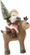 Babbo natale su renna decorazione natalizia con luci da 46 cm Casa e cucina/Decorazioni per interni/Addobbi e decorazioni per ricorrenze/Decorazioni natalizie/Schiaccianoci MagiediNatale.it - Altamura, Commerciovirtuoso.it