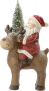 Babbo natale su renna decorazione natalizia con luci da 46 cm Casa e cucina/Decorazioni per interni/Addobbi e decorazioni per ricorrenze/Decorazioni natalizie/Schiaccianoci MagiediNatale.it - Altamura, Commerciovirtuoso.it