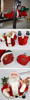 BABBO NATALE VOLANTE 70CM PER FINESTRA CON VENTOSE DECORAZIONI ADDOBBI NATALIZI  Trade Shop italia - Napoli, Commerciovirtuoso.it