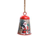 Campana decorata in metallo Babbo Natale per decorazioni natalizie