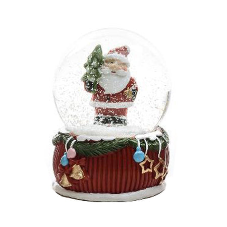 Sfera natalizia in poliresina design elegante per decorazioni natalizie