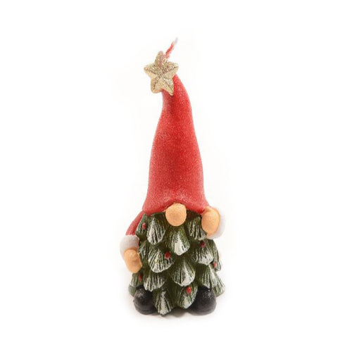 Candela natalizia Babbo Natale per decorazione interni