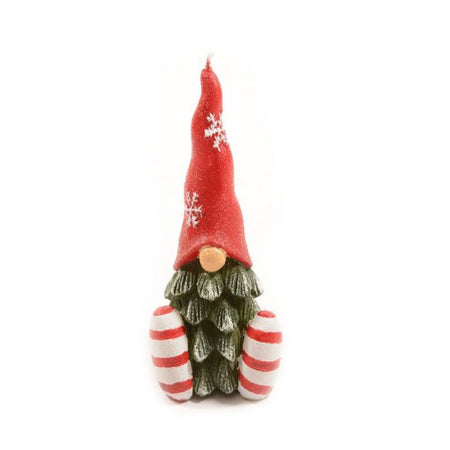 Candela natalizia Babbo Natale per decorazione interni