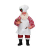 Statuetta decorativa Babbo Natale decorazione natalizia h 17 cm