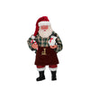 Statuetta decorativa Babbo Natale decorazione natalizia h 17 cm