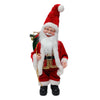 Statuetta decorativa Babbo Natale con sacco e carillon decorazione natalizia