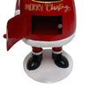 Babbo Natale porta lettere in latta decorazione natalizia h 36 cm