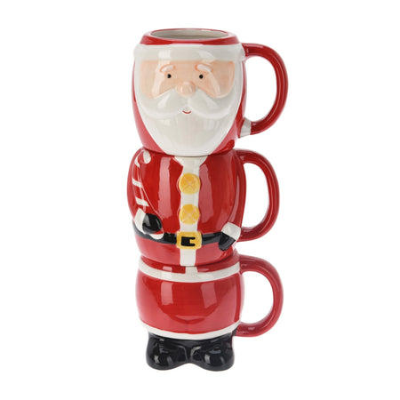 Tazza decorativa natalizia in ceramica con manico decorazione natalizia