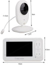 Baby Monitor 4.3 Audio Video Telecamera Sorveglianza Controllo Bambino
