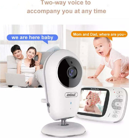 Baby Monitor Telecamera Sorveglianza Monitoraggio Wireless Intelligente Q-sx907 Prima infanzia/Sicurezza/Baby monitor/Monitor smart Trade Shop italia - Napoli, Commerciovirtuoso.it