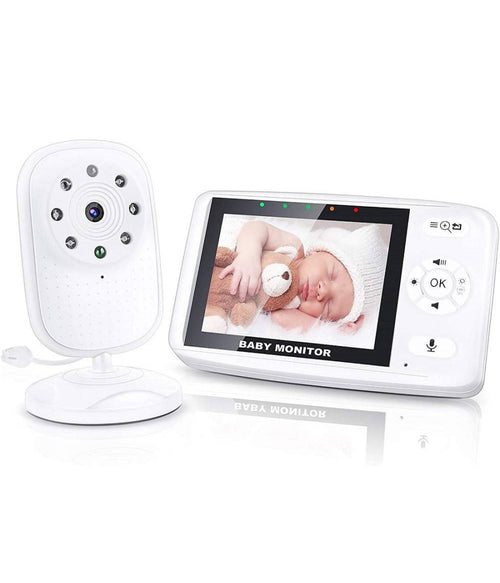 Baby Monitor Videocamera Schermo 3.5 Wireless Con Fotocamera Visione Notturna