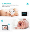 Baby Monitor Videocamera Schermo 3.5 Wireless Con Fotocamera Visione Notturna
