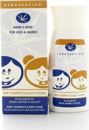 Baby-Shampoo-&-Bagno-Schiuma-500ml---Verdesativa