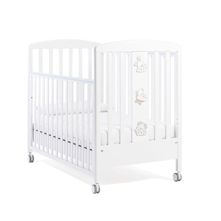 Lettino Italbaby Sweet Stars Bianco/Tortora