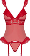 Babydoll Lingerie Sexy Abbigliamento Erotico Obsessive Corset & Thong S/m 863-Cor-3 Lingerie Sexy Rosso Salute e cura della persona/Erotismo e contraccezione/Abbigliamento erotico/Donna/Babydoll e négligé Kondorama - Martinsicuro, Commerciovirtuoso.it