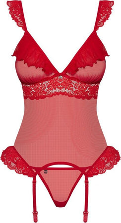 Babydoll Lingerie Sexy Abbigliamento Erotico Obsessive Corset & Thong S/m 863-Cor-3 Lingerie Sexy Rosso Salute e cura della persona/Erotismo e contraccezione/Abbigliamento erotico/Donna/Babydoll e négligé Kondorama - Martinsicuro, Commerciovirtuoso.it