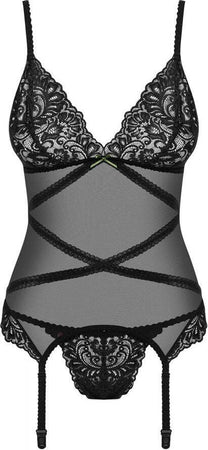 Babydoll Obsessive Bondea Corset Strings Nero Taglia S/m Abbigliamento Erotico Sexy con Reggicalze Salute e cura della persona/Erotismo e contraccezione/Abbigliamento erotico/Donna/Babydoll e négligé Kondorama - Martinsicuro, Commerciovirtuoso.it