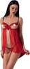 Babydoll Rosso Open Top Trasparente Lingerie Intimo Sexy Passion Woman Cherry Chemise S/M Salute e cura della persona/Erotismo e contraccezione/Abbigliamento erotico/Donna/Babydoll e négligé Kondorama - Martinsicuro, Commerciovirtuoso.it