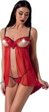 Babydoll Rosso Open Top Trasparente Lingerie Intimo Sexy Passion Woman Cherry Chemise S/M Salute e cura della persona/Erotismo e contraccezione/Abbigliamento erotico/Donna/Babydoll e négligé Kondorama - Martinsicuro, Commerciovirtuoso.it