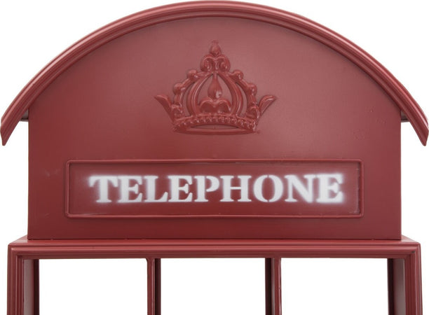 Bacheca Cabina Telefonica Cm 52X15X120 Casa e cucina/Organizzazione interni/Porta oggetti cassetti e scaffali/Mensole da muro Led Mall Home - Napoli, Commerciovirtuoso.it