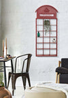 Bacheca Cabina Telefonica Cm 52X15X120 Casa e cucina/Organizzazione interni/Porta oggetti cassetti e scaffali/Mensole da muro Led Mall Home - Napoli, Commerciovirtuoso.it