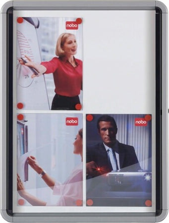 Bacheca per esterni - fondo magnetico bianco - 4 fogli A4 - verticale - Nobo Cancelleria e prodotti per ufficio/Archivio ufficio e accessori per scrivania/Lavagne e bacheche/Bacheche multifunzione Eurocartuccia - Pavullo, Commerciovirtuoso.it