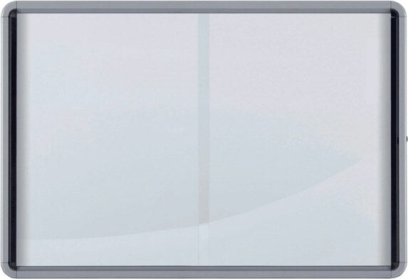 Bacheca per interni - fondo in metallo - 12 fogli A4 - ante scorrevoli - Nobo Cancelleria e prodotti per ufficio/Archivio ufficio e accessori per scrivania/Lavagne e bacheche/Bacheche multifunzione Eurocartuccia - Pavullo, Commerciovirtuoso.it