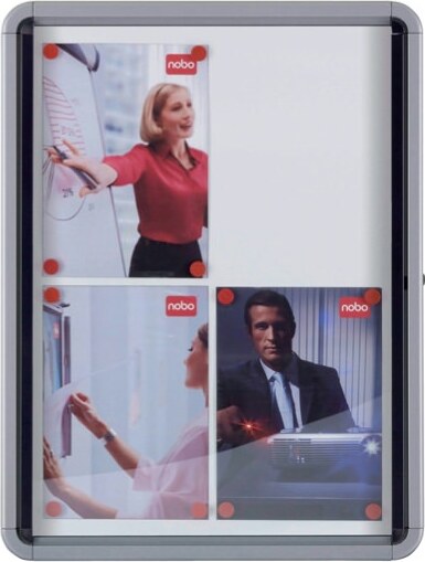 Bacheca per interni - fondo magnetico bianco - 8 fogli A4 - orizzontale - Nobo Cancelleria e prodotti per ufficio/Archivio ufficio e accessori per scrivania/Lavagne e bacheche/Bacheche multifunzione Eurocartuccia - Pavullo, Commerciovirtuoso.it