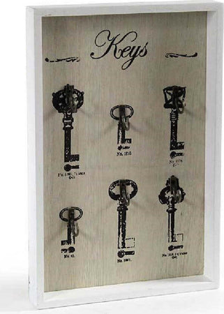 Bacheca Portachiavi Da Parete Legno Appendino Keys 20x3x30 Cm Vari Colori 813474 Casa e cucina/Arredamento/Ingresso/Portachiavi da parete Trade Shop italia - Napoli, Commerciovirtuoso.it