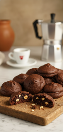 Baci Di Alassio Biscotti Liguri al Cioccolato Cuore Morbido Dolce Fatto A Mano Mandorle e Nocciole Italiane Lisicily