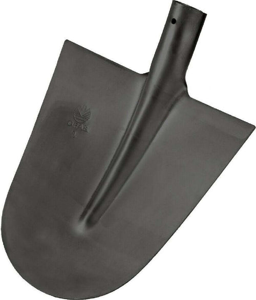 Badile con punta tonda in acciaio stampato progettata per la raccolta dei materiali Fai da te/Utensili elettrici e a mano/Attrezzi da giardinaggio/Vanghe e pale La Zappa - Altamura, Commerciovirtuoso.it