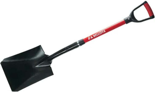 Badile quadro da giardino rinforzato con manico a D in fibra di vetro Fai da te/Utensili elettrici e a mano/Attrezzi da giardinaggio/Vanghe e pale La Zappa - Altamura, Commerciovirtuoso.it