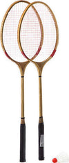 Badminton-2-Racchette-legno-con-Volano-Ronchi-Supertoys