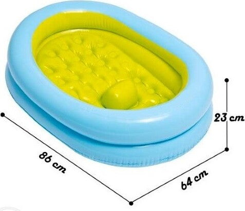 BAGNETTO GONFIABILE BABY 86X64X23 CM CON POMPA MANUALE VASCA GIARDINO SPIAGGIA Giochi e giocattoli/Sport e giochi all'aperto/Giochi aquatici e piscine per bambini/Canotti e gonfiabili galleggianti Trade Shop italia - Napoli, Commerciovirtuoso.it