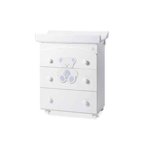 Bagnetto Tre Cassetti Italbaby Peluche Azzurro