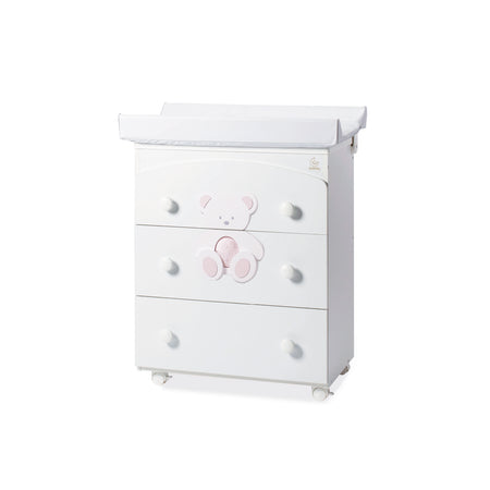 Bagnetto Tre Cassetti Italbaby Peluche Rosa