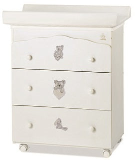Bagnetto Tre Cassetti Italbaby Hello Bianco