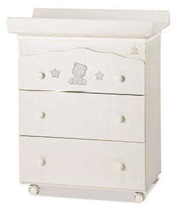 Bagnetto Tre Cassetti Italbaby Pop Star Bianco/Avorio